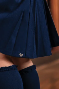 Tartine et Chocolat Robe Marine plissé|Enfant Robes