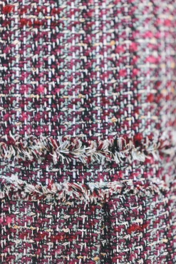 Tartine et Chocolat Robe Magenta en tweed|Enfant Robes