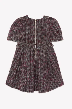Tartine et Chocolat Robe Magenta en tweed|Enfant Robes