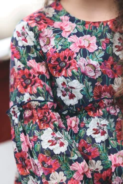 Tartine et Chocolat Robe Magenta tissu liberty|Enfant Robes
