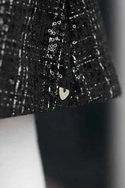 Tartine et Chocolat Robe Noir tweed|Enfant Robes