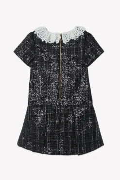 Tartine et Chocolat Robe Noir tweed|Enfant Robes