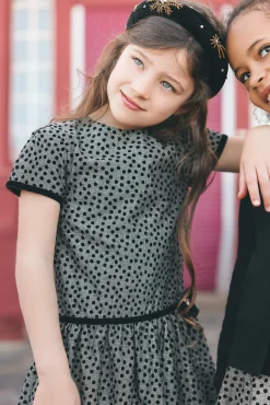 Tartine et Chocolat Robe Noir à pois|Enfant Robes