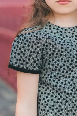 Tartine et Chocolat Robe Noir à pois|Enfant Robes