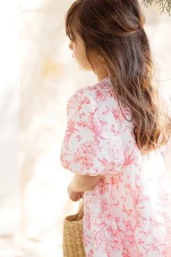 Tartine et Chocolat Robe Praline inspiration Toile de Jouy|Enfant Robes