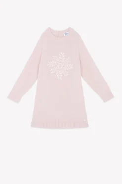 Tartine et Chocolat Robe Rose poudré flocon|Enfant Robes
