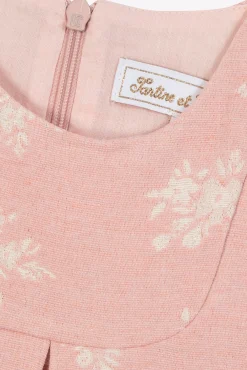 Tartine et Chocolat Robe Rose poudré imprimé floral| Robes