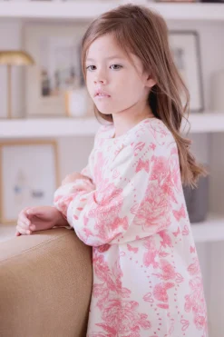 Tartine et Chocolat Robe Rose Kujten x|Enfant Robes