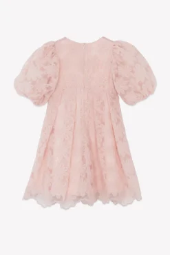 Tartine et Chocolat Robe Rose poudré tulle fleuri|Enfant Robes