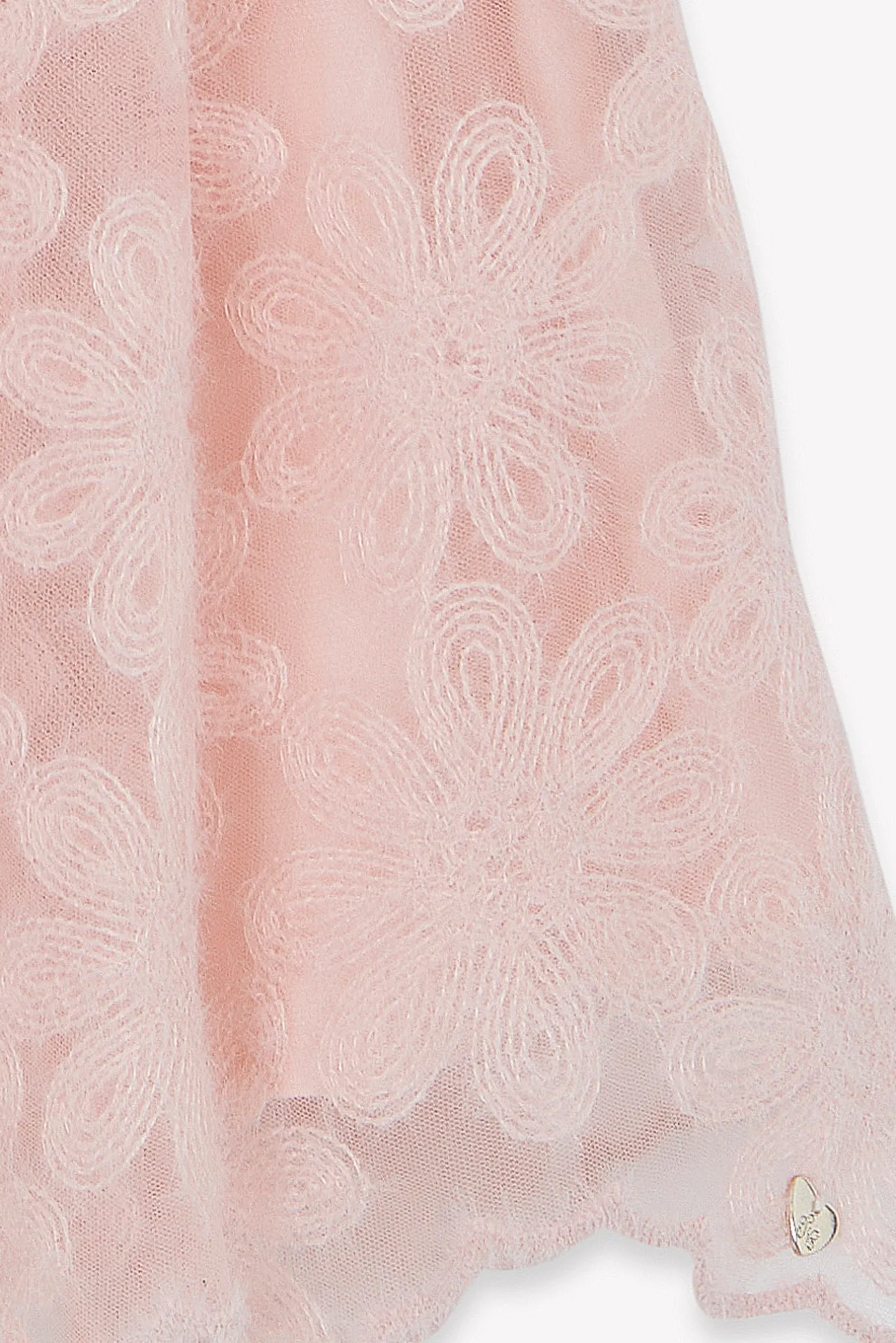 Tartine et Chocolat Robe Rose poudré tulle fleuri|Enfant Robes
