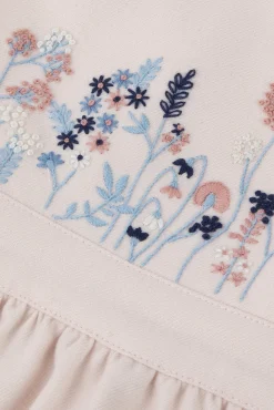 Tartine et Chocolat Robe Rose pâle à bretelles croisées| Robes
