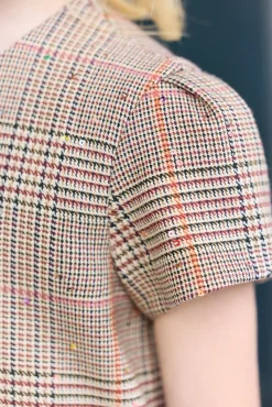 Tartine et Chocolat Robe Sable à carreaux|Enfant Robes