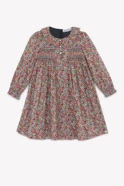 Tartine et Chocolat Robe Tissu liberty manche smock|Enfant Robes