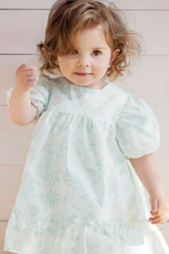 Tartine et Chocolat Robe Vert d'eau inspiration Toile de Jouy| Robes