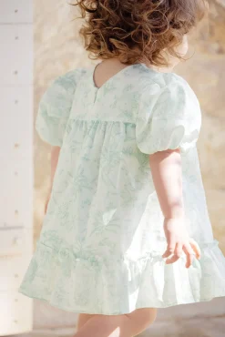 Tartine et Chocolat Robe Vert d'eau inspiration Toile de Jouy| Robes