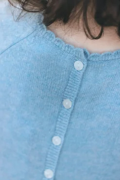 Tartine et Chocolat Robe Vert d'eau en maille| Robes