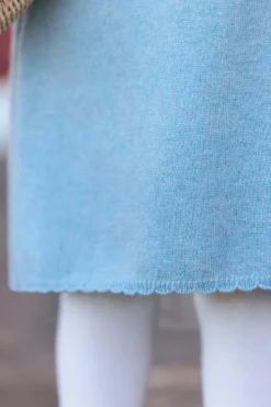 Tartine et Chocolat Robe Vert d'eau en maille| Robes
