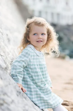 Tartine et Chocolat Robe Vert d'eau vichy| Robes