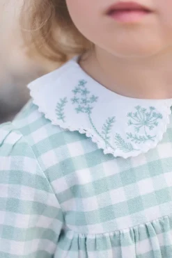 Tartine et Chocolat Robe Vert d'eau vichy| Robes