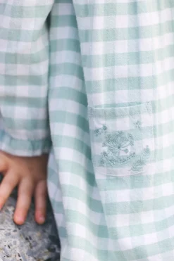 Tartine et Chocolat Robe Vert d'eau vichy| Robes