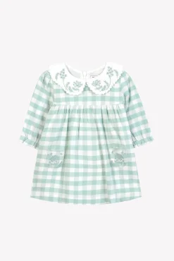 Tartine et Chocolat Robe Vert d'eau vichy| Robes