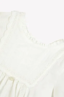 Tartine et Chocolat Robe de Baptême Écru détails dentelle et Volants| Accessoires|Ensembles - Salopettes