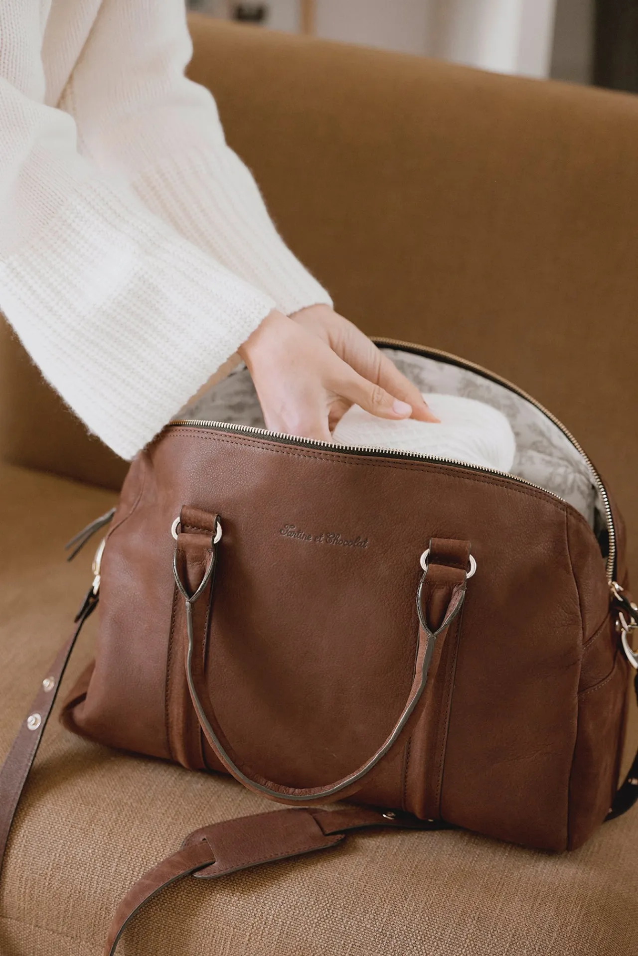 Tartine et Chocolat Sac à Langer Chocolat Josefina x| Sacs À Langer - Nids D'Ange