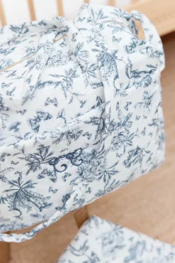 Tartine et Chocolat Sac à langer Imprimé inspiration toile de jouy bleu| Toile De Jouy Bleu|Sacs À Langer - Nids D'Ange