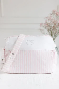 Tartine et Chocolat Sac à langer Garda rose pâle| Garda Rose|Sacs À Langer - Nids D'Ange