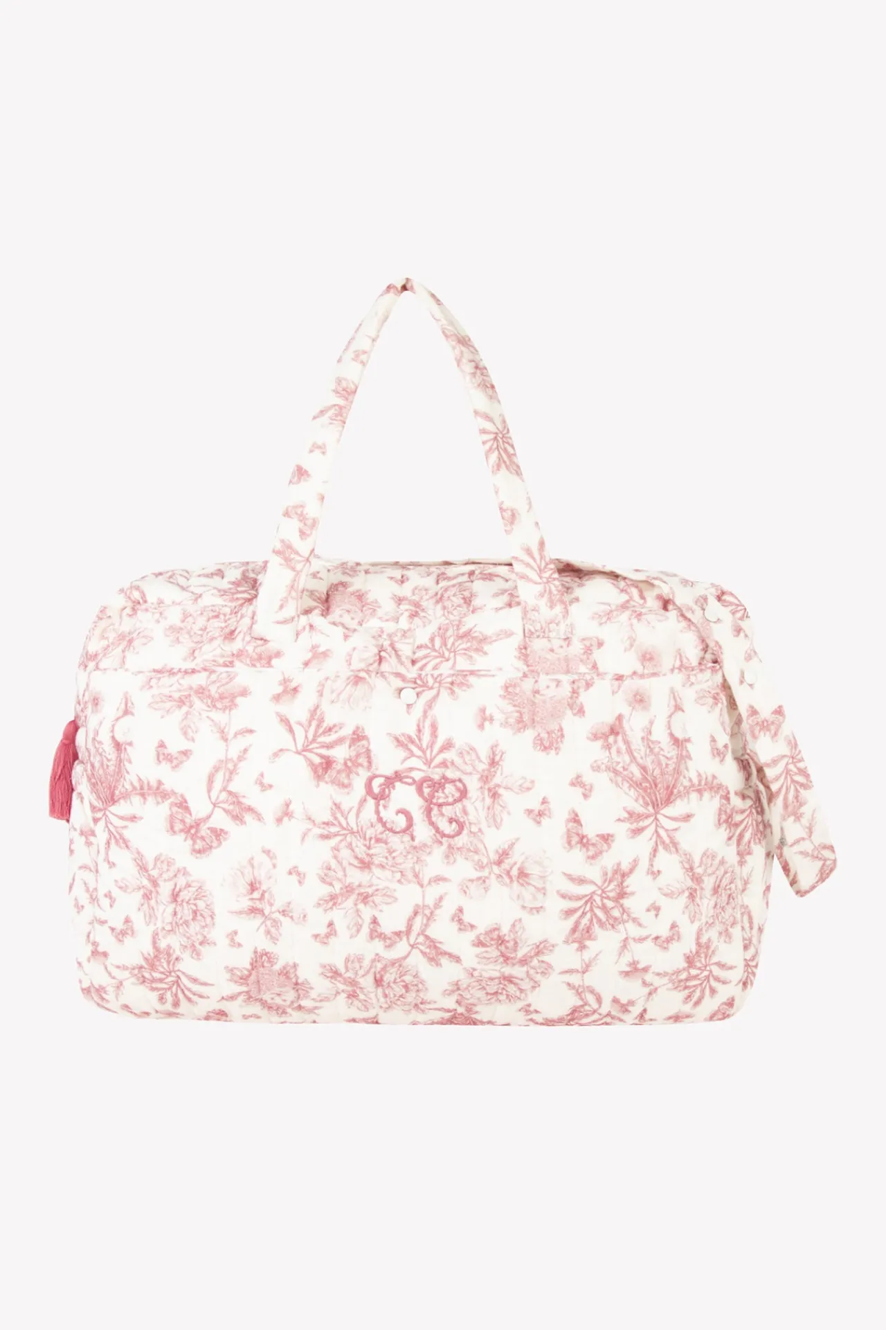 Tartine et Chocolat Sac à langer Imprimé inspiration Toile de Jouy rose| Toile De Jouy Rose|Sacs À Langer - Nids D'Ange