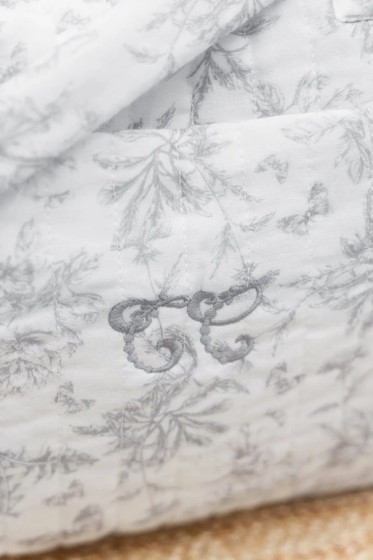 Tartine et Chocolat Sac à langer Imprimé inspiration toile de jouy gris| Toile De Jouy Gris|Sacs À Langer - Nids D'Ange