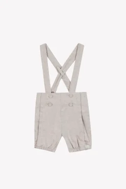 Tartine et Chocolat Salopette Beige chiné à boutons| Ensembles - Salopettes
