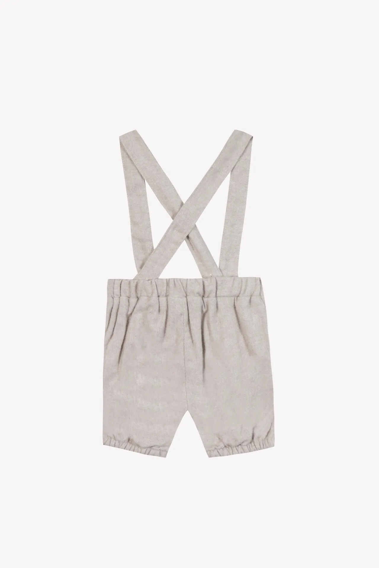 Tartine et Chocolat Salopette Beige chiné à boutons| Ensembles - Salopettes