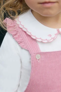 Tartine et Chocolat Salopette longue Eglantine en velours| Ensembles - Salopettes