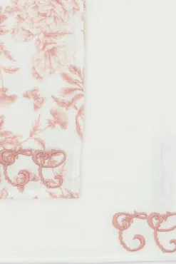 Tartine et Chocolat Set de 2 Langes Imprimé inspiration Toile de Jouy rose| Toile De Jouy Rose|Bavoirs - Accessoires De Repas