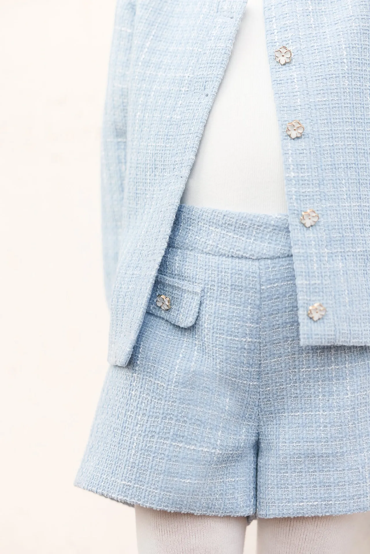 Tartine et Chocolat Short Nuage tweed|Enfant Shorts - Jupes