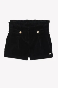 Tartine et Chocolat Short Noir velours|Enfant Shorts - Jupes