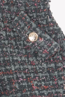 Tartine et Chocolat Short Gris foncé tweed|Enfant Shorts - Jupes