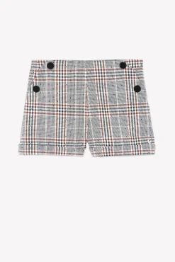 Tartine et Chocolat Short Chataigne à carreaux|Enfant Shorts - Jupes