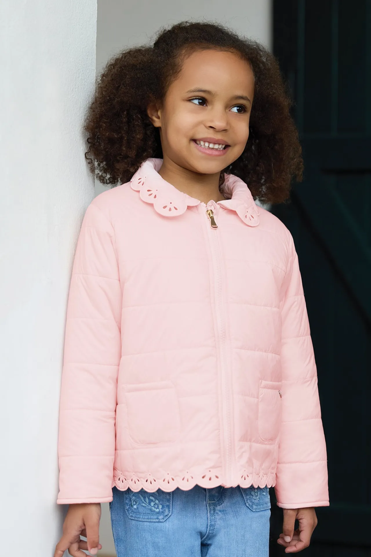 Tartine et Chocolat Sous doudoune Rose pâle|Enfant Manteaux - Vestes