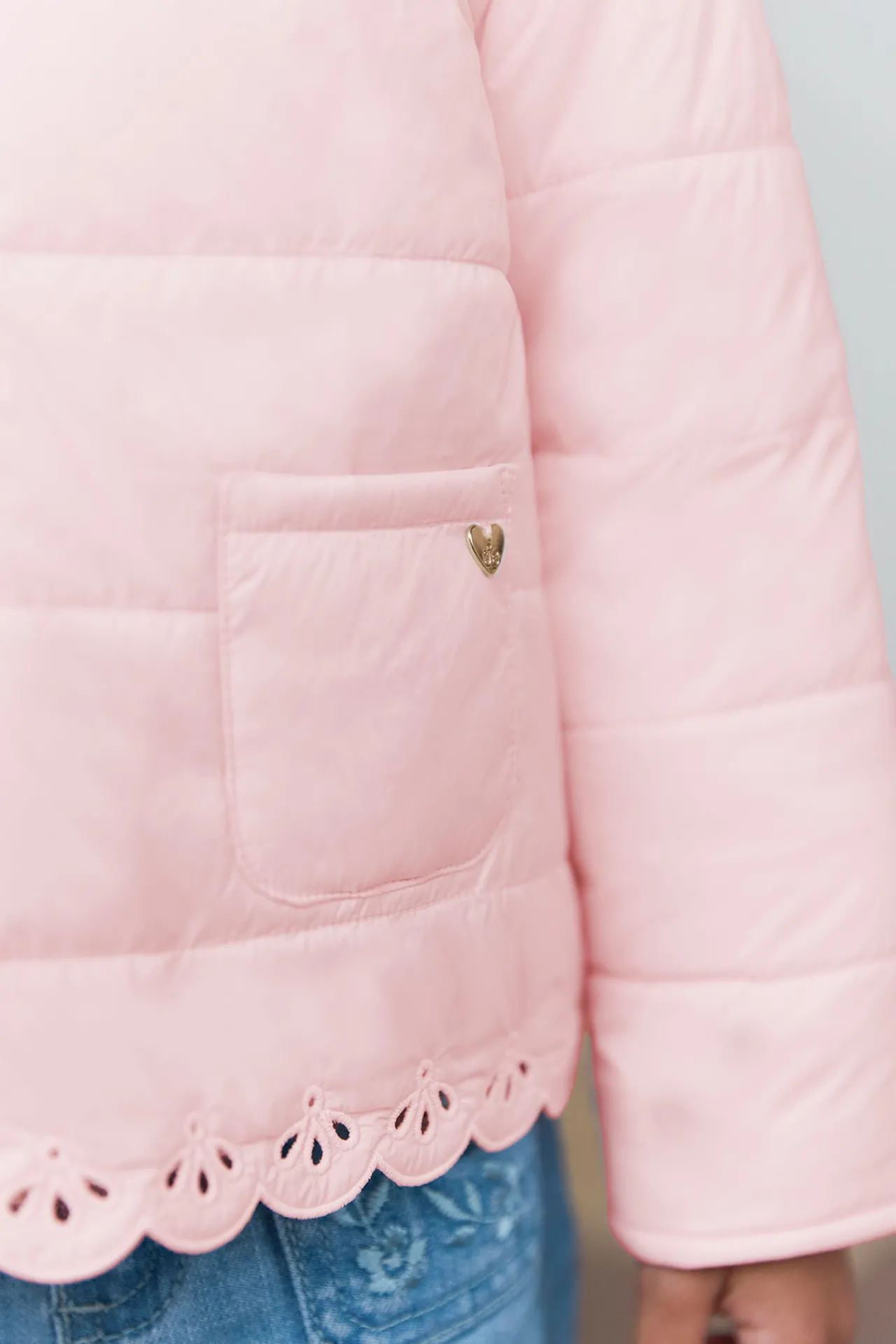 Tartine et Chocolat Sous doudoune Rose pâle|Enfant Manteaux - Vestes