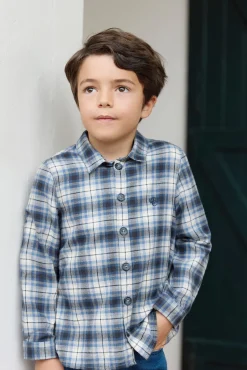 Tartine et Chocolat Surchemise Gris moyen flanelle|Enfant Chemises