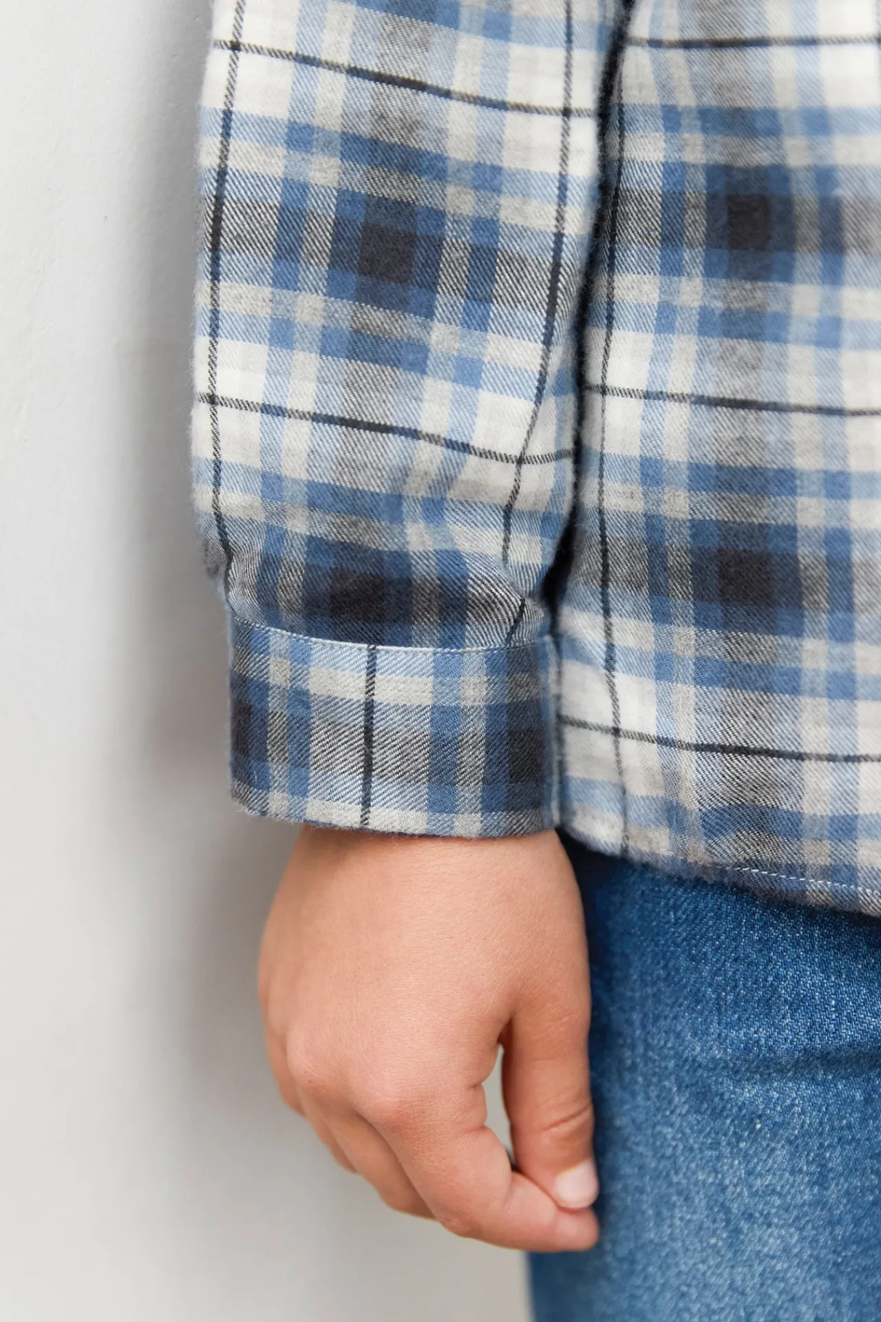 Tartine et Chocolat Surchemise Gris moyen flanelle|Enfant Chemises