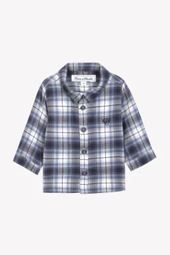 Tartine et Chocolat Surchemise Gris moyen flanelle| Chemises