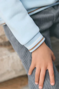 Tartine et Chocolat Sweat Bleu glacier snow|Enfant Pulls - Gilets - Sweats