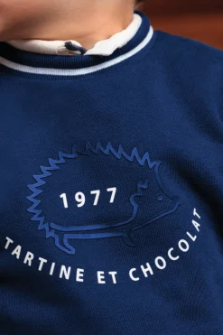 Tartine et Chocolat Sweat Marine hérisson| Pulls - Gilets - Sweats