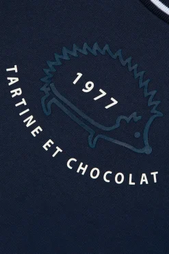 Tartine et Chocolat Sweat Marine hérisson| Pulls - Gilets - Sweats