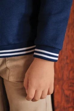 Tartine et Chocolat Sweat Marine écusson TC|Enfant Pulls - Gilets - Sweats