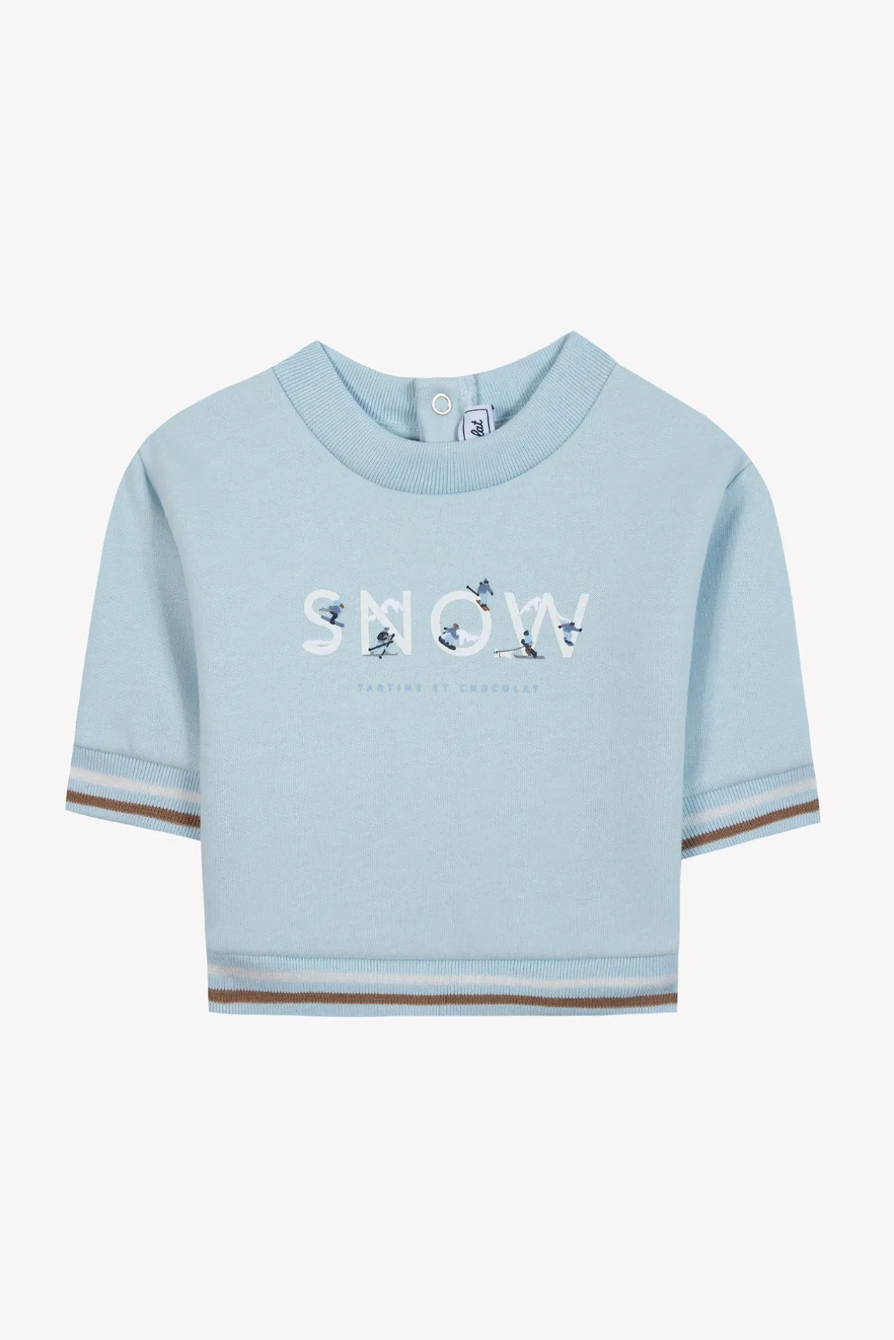 Tartine et Chocolat Sweat Bleu glacier snow| Pulls - Gilets - Sweats