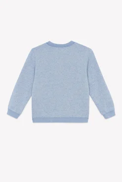 Tartine et Chocolat Sweat Bleu grisé illustration robots|Enfant Pulls - Gilets - Sweats